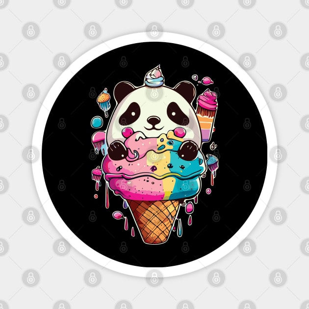 Ice Cream Dog Magnet by remixer2020